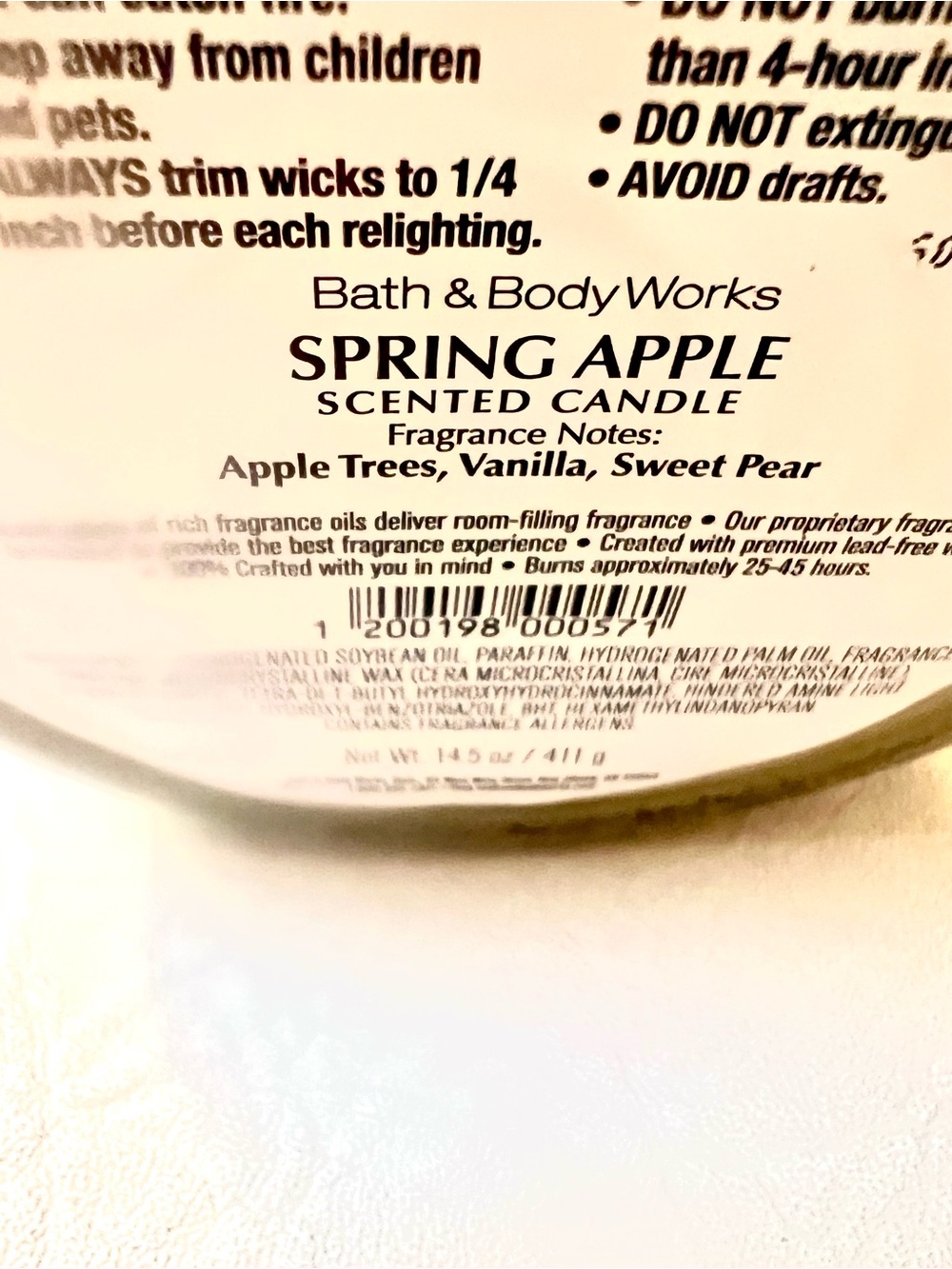 Spring Apple Candle! - Picture 3 of 3